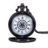 Pocket Watch Roman Numerals Clamshell Luminous Necklace Watch Hollow Petals Male and Female Students Quartz Wall Watch