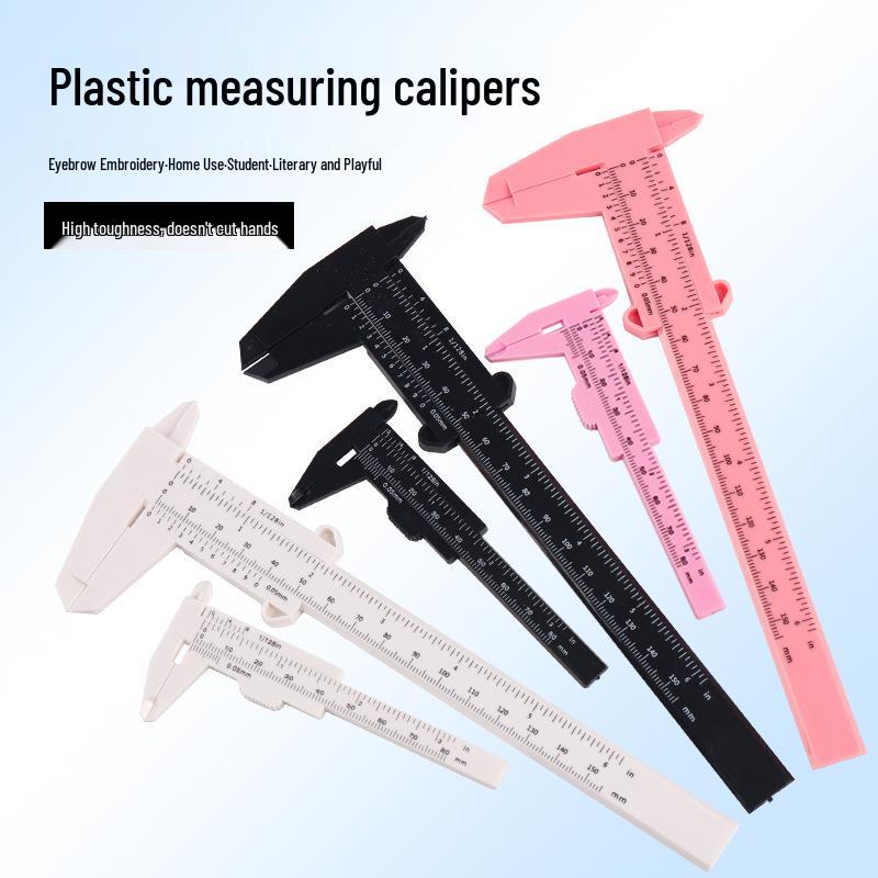 Plastic Vernier Caliper for Eyebrow Shaping and Microblading (80/150mm)