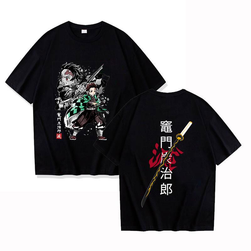 New Anime Kamado Tanjirou Printed T-Shirts Women Men Short Sleeve Funny Round Neck Tee Shirt Casual Summer Tops