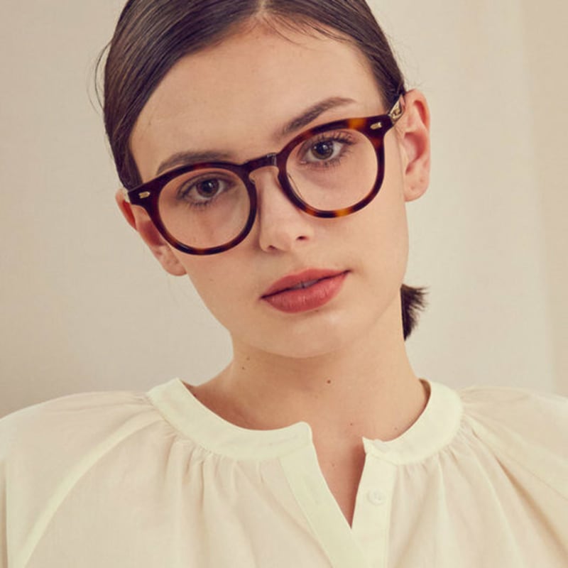 DAYWALKER Zeiss Lens Unisex Blue Light Blocking Horn-Rimmed Glasses HENRY C4A