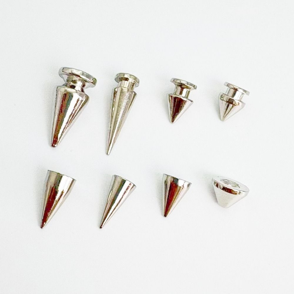 359Pcs 8 Sizes Punk Spikes and Studs Kit Smooth Surface Clothing Studs  Leather Accessories