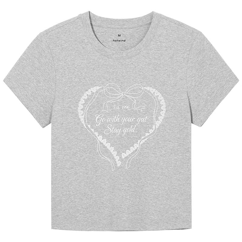 Hotwind Women s Printed Short Sleeve T-shirt M