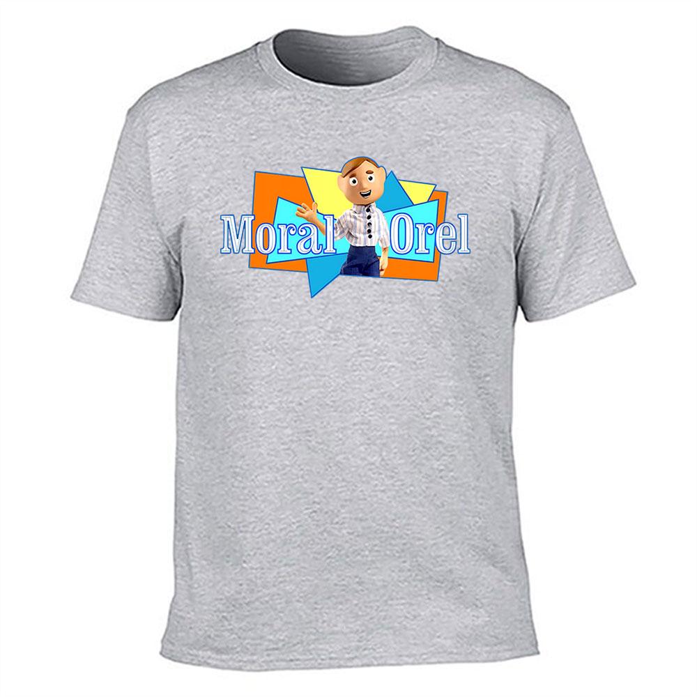 Unisexs Cotton TShirt Moral Orel Graphic Print Casual Short Sleeve Tee for Animation Fans