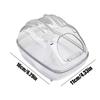 Hamster Bathing Sand Box Chinchilla Shower Bathtub Clear Chinchilla Bathtub Gerbil Body Cleaning Container For Hamster
