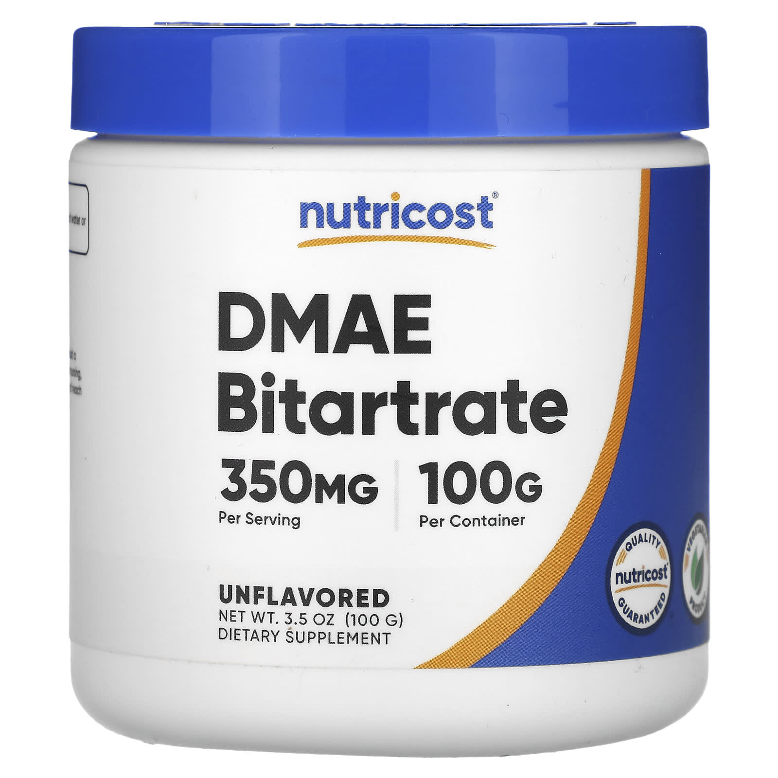 

Dmae Vitatrate, Unflavored, 350Mg, 100G(3.5Oz)
