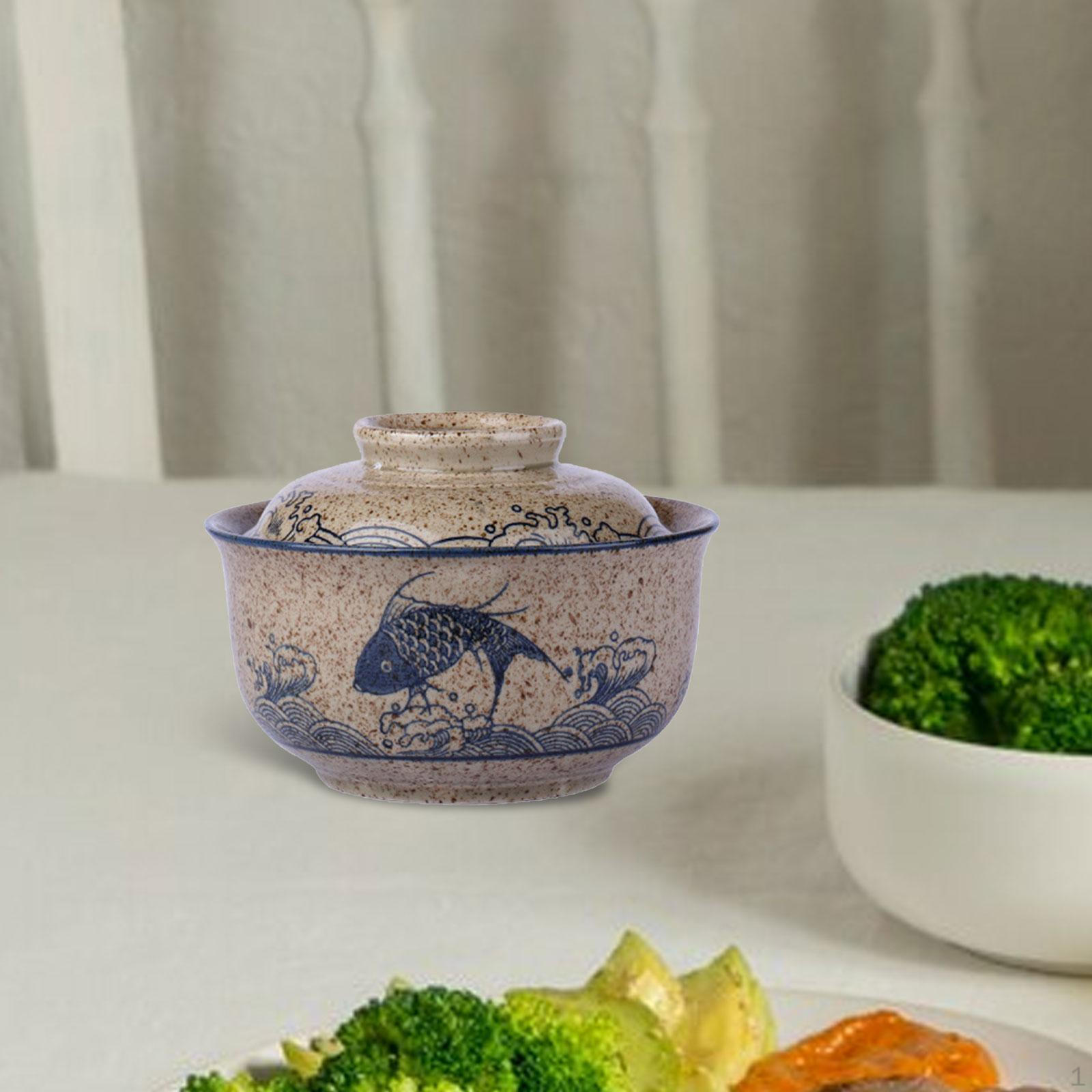 

Керамічна чаша для рамену. Легко миється. Салатний рис великої ємності на новосілля C