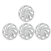 4 Pcs 14 Inch Wheel Hub Cap Universal Fit Silvery Wheel Hub Rim Cover for Cars Trucks Vans