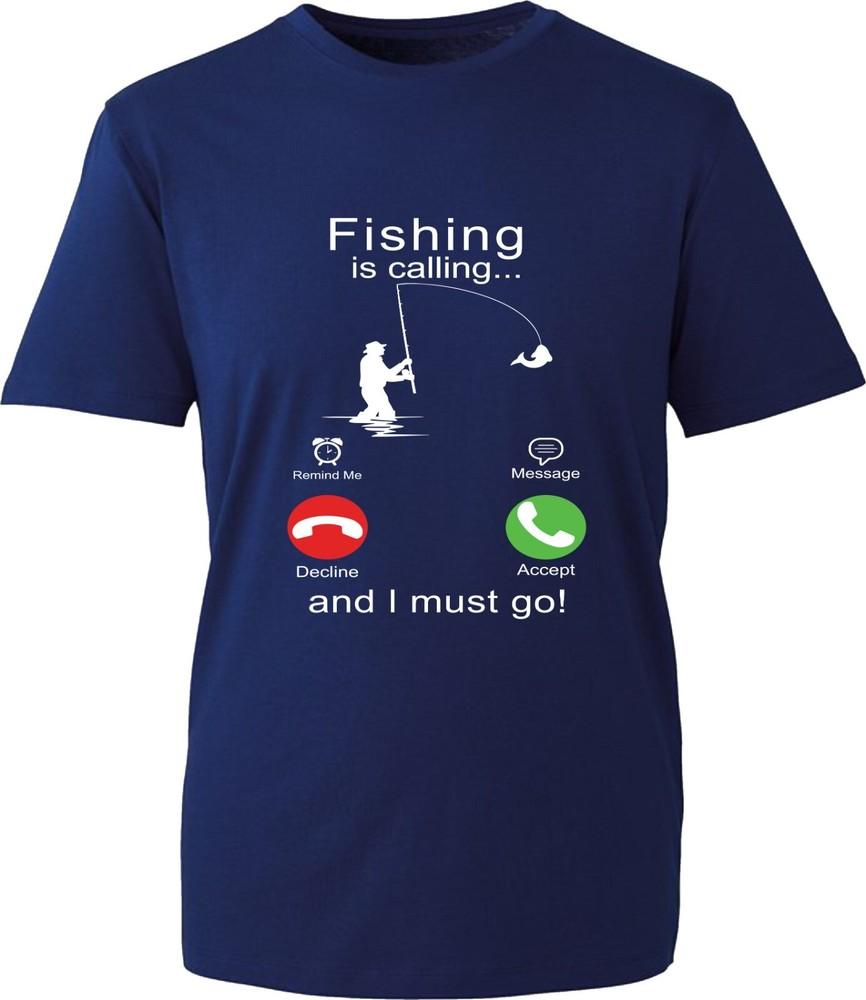 Fishing Calling Tshirt Fishing Is Calling And I Must Go FisherUnisex Unisex Top S