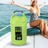 30L PVC Green Seamless Hot Pressing Outdoor Mountaineering Travel Backpack Snorkeling Swimming Waterproof Diving