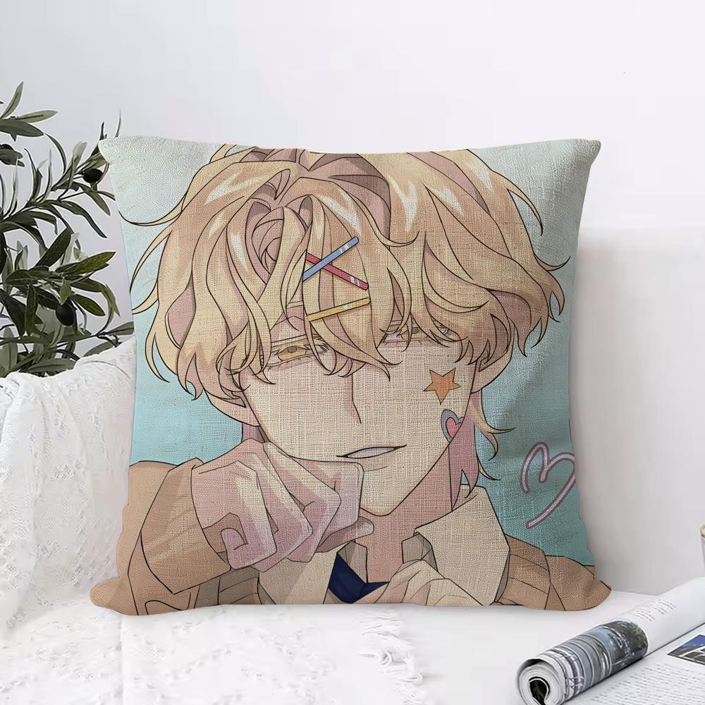 AAlien Stage Luka Boy Cushion Cover Eco Linen Pillow Case DoubleSided Print Breathable Durable Zipper Home Decor Gift