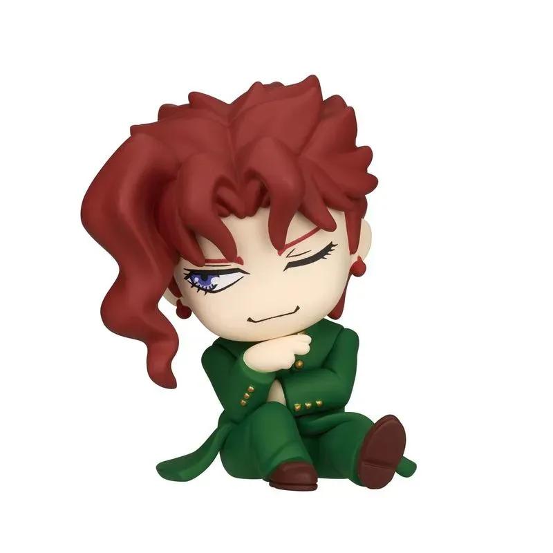 4 Stück/Set Jojo Stardust Crusaders Schulter Schlaffiguren Großer Kopf Chibi Jotaro Kakyoin Polnareff Iggy Anime Gashapon Spielzeug Geschenke