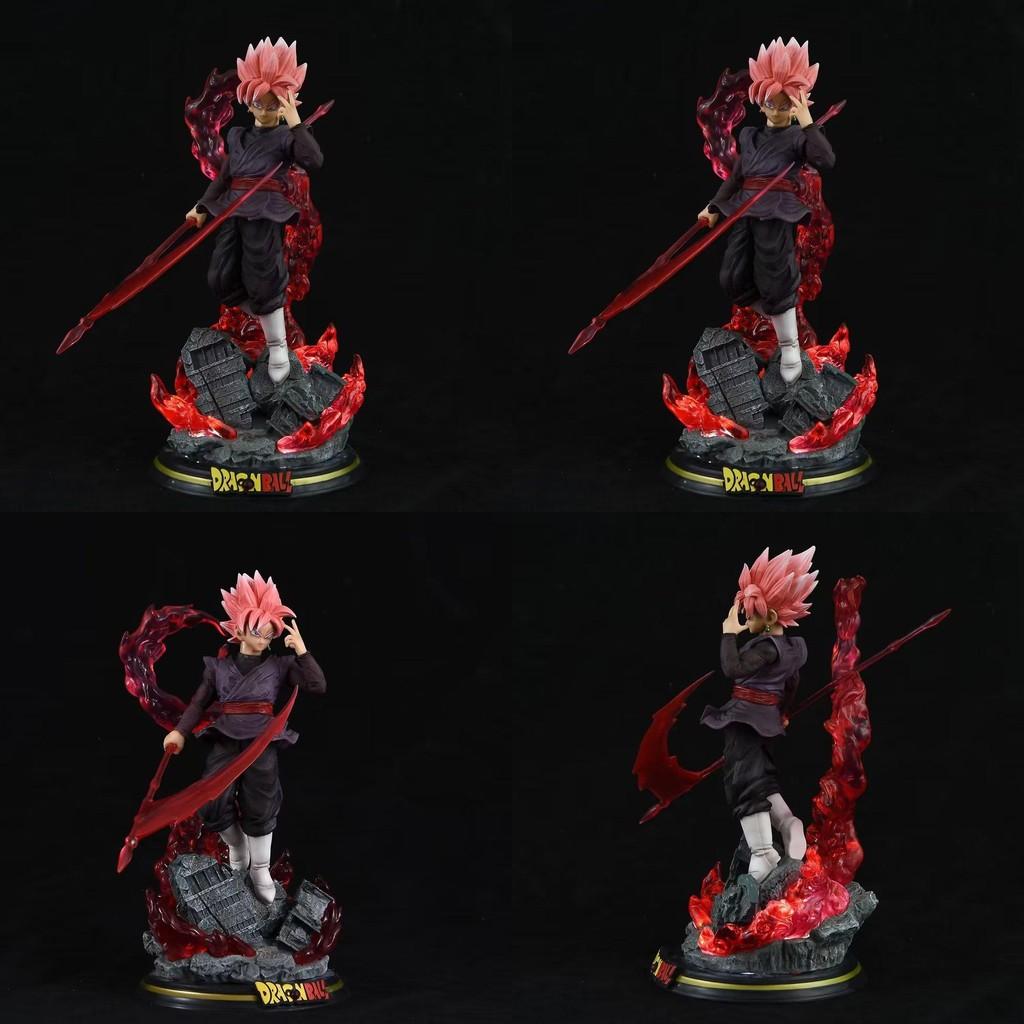 Dragon Ball Gk Super Saiyan Zamasu Pink Goku Scythe Form Pvc Figure Model Collectible