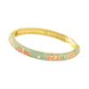 Enamel Vintage Cloisonne Bangle Traditional Butterfly Floral Chinese Flower Bangle Vintage Chinese Women's Hand Bracelet