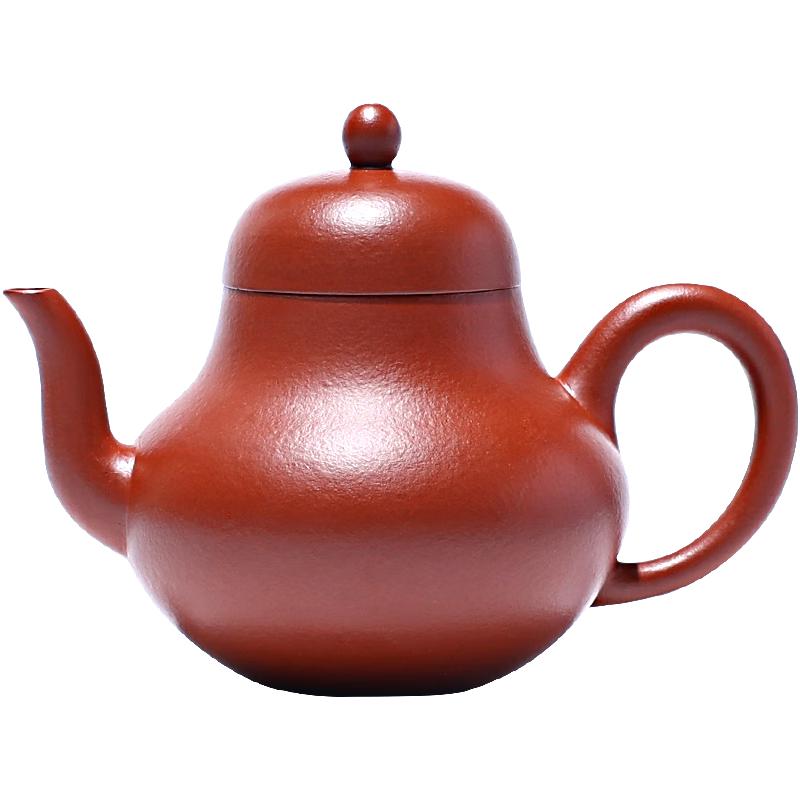 Bailiniyong Yixing Zisha Pure Handmade Cinnabar Clay Teapot