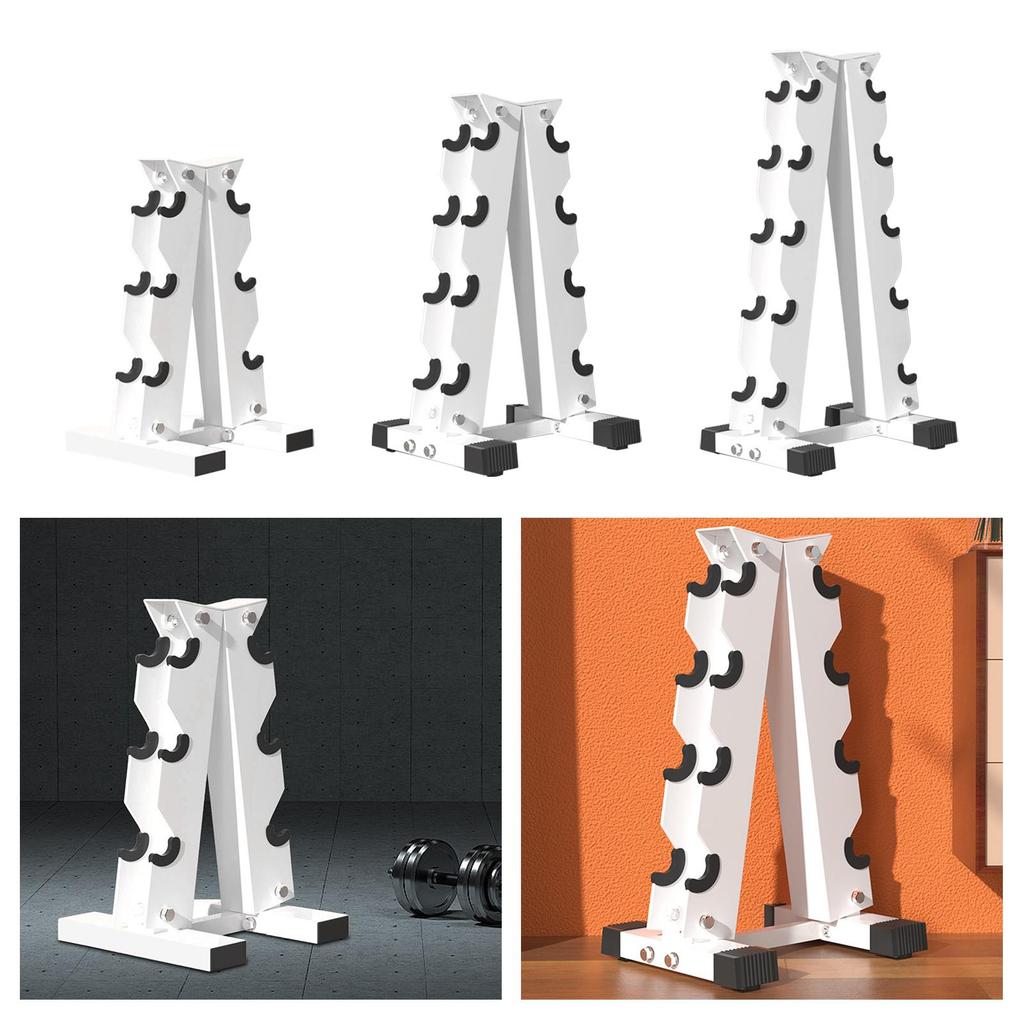 Dumbbell Rack Bracket Sturdy Small for Office Strength Training 3 Tier