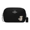 COACH Jamie Refined Pebble Leather Camera Bag, Shoulder Bag, Crossbody Bag Medium Women's Black CC791-SVM2