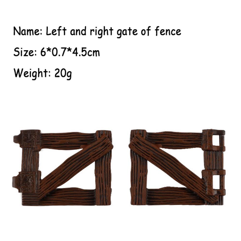 Fence Accessories Simulation Ranch Fence Decoration Ranch Fence Model  Sand Table