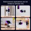 Magnetic Car Phone Holder Black Vacuum Suction Mount 360 Degrees Rotatable & Strong