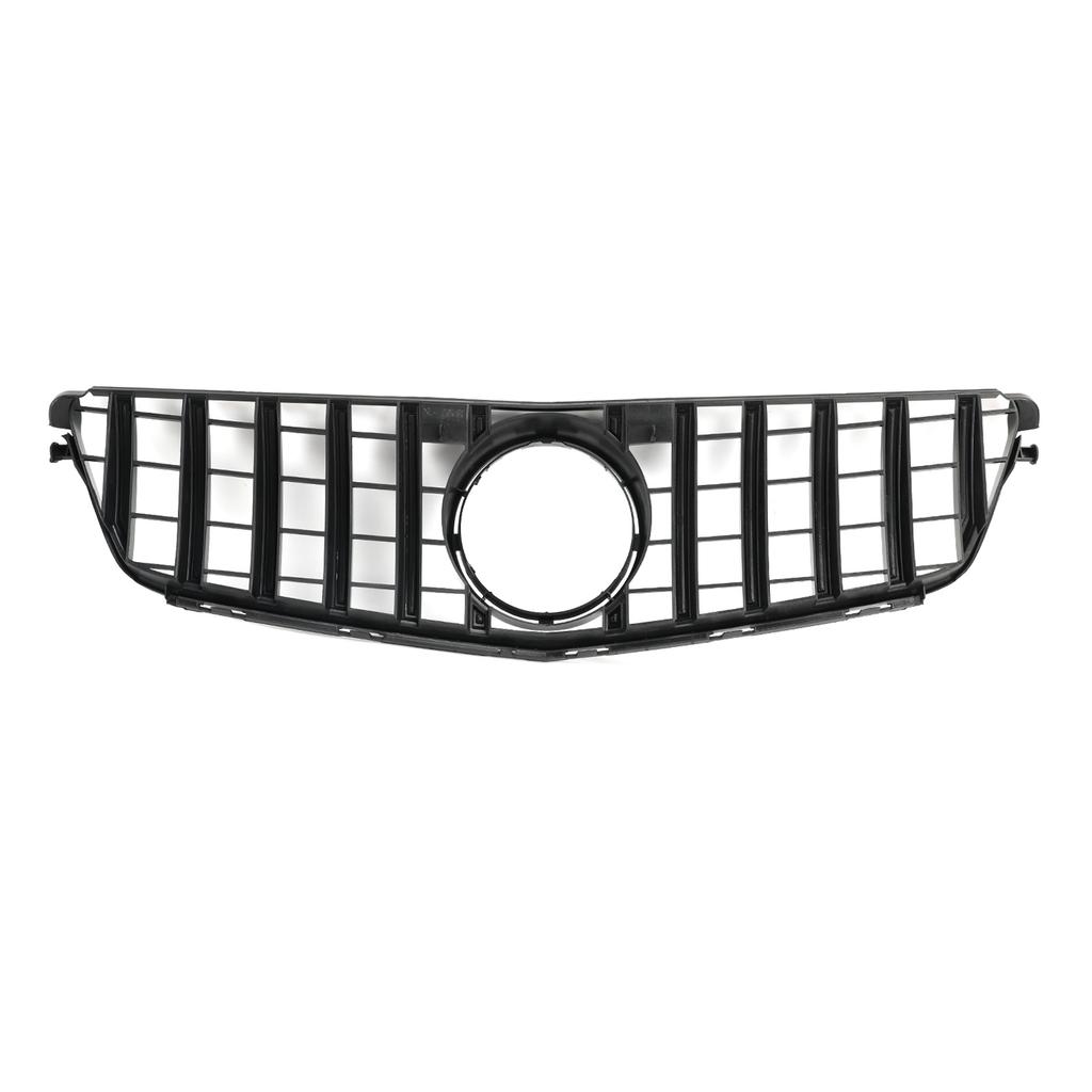 GT Style Front Bumper Grille Grill Fit Benz C-Class W204 C300 C350 2008-2014