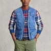 Polo Ralph Lauren Ss22 Multi-Pocket Solid Color Zip Vest Men Vests Blue MNPOOTW1N220112