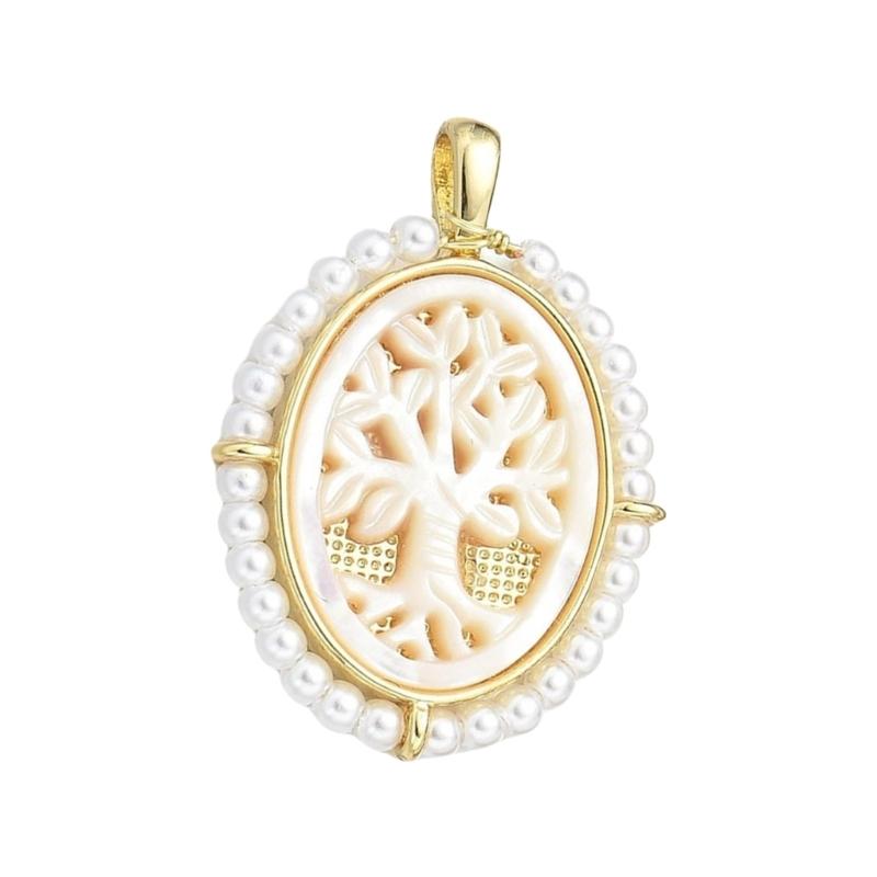 

Модні овальні медальйони-підвіски Діви Марії, аксесуари для виготовлення ювелірних виробів зі прісноводними перлами та мушлями