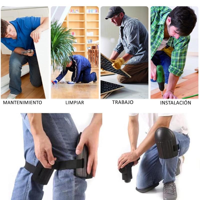 Soft Foam Knee Pads Durability Heavy Duty Work Knee Pads for Construction Household Cleaning Gardening EVA Liner Knee Protection