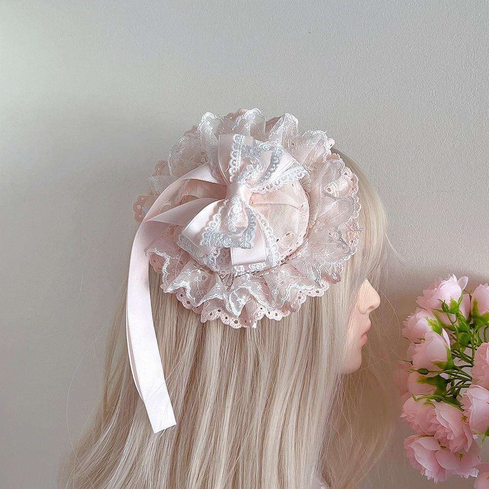 Vintage Top Hat Hair Clip Exquisite Lace Hair Clip Lolita Hair Clip  Lolita Hair Accessories