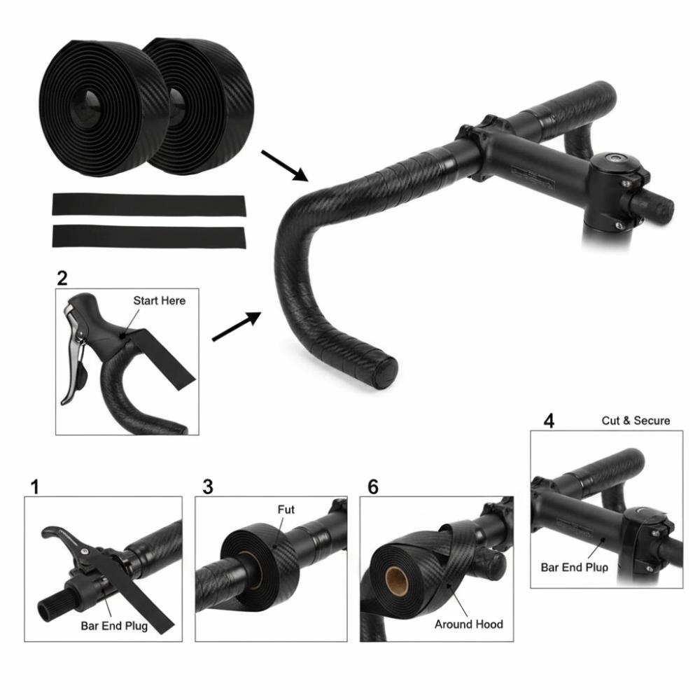 Breathable Bicycle Handlebar Tape Non Slip Handlebar Anti-Slip Tape Outdoor Sports