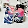 G-Great Wave Off Kanagawa Phone Case For SamsungA10,12,20,21S,30,31,40,50,51,52,70,71 Transparent Cover