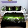GTA 3pcs Bedding Set Duvet Cover Closure Includes 1 Duvet Cover & 2 Pillowcases for All Seasons Bedroom Home Dorm Decor