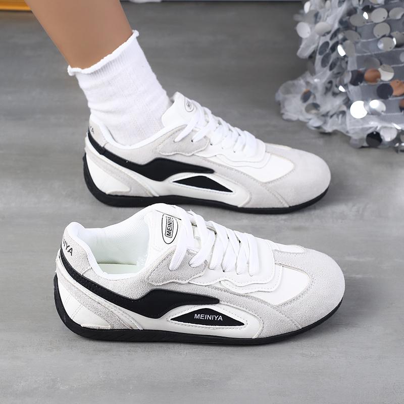 Autumn New Women's Lightweight Flat Sports Sneakers, Fashion Low-Cut Casual Shoes, Comfortable & Versatile Walking Shoes