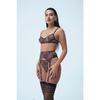Icon Leopard Patterned Tulle Underwear Set