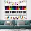 Living Room Bedroom Tapestry Creative Musical Note Pattern Fashion Home Decoration Tapestry