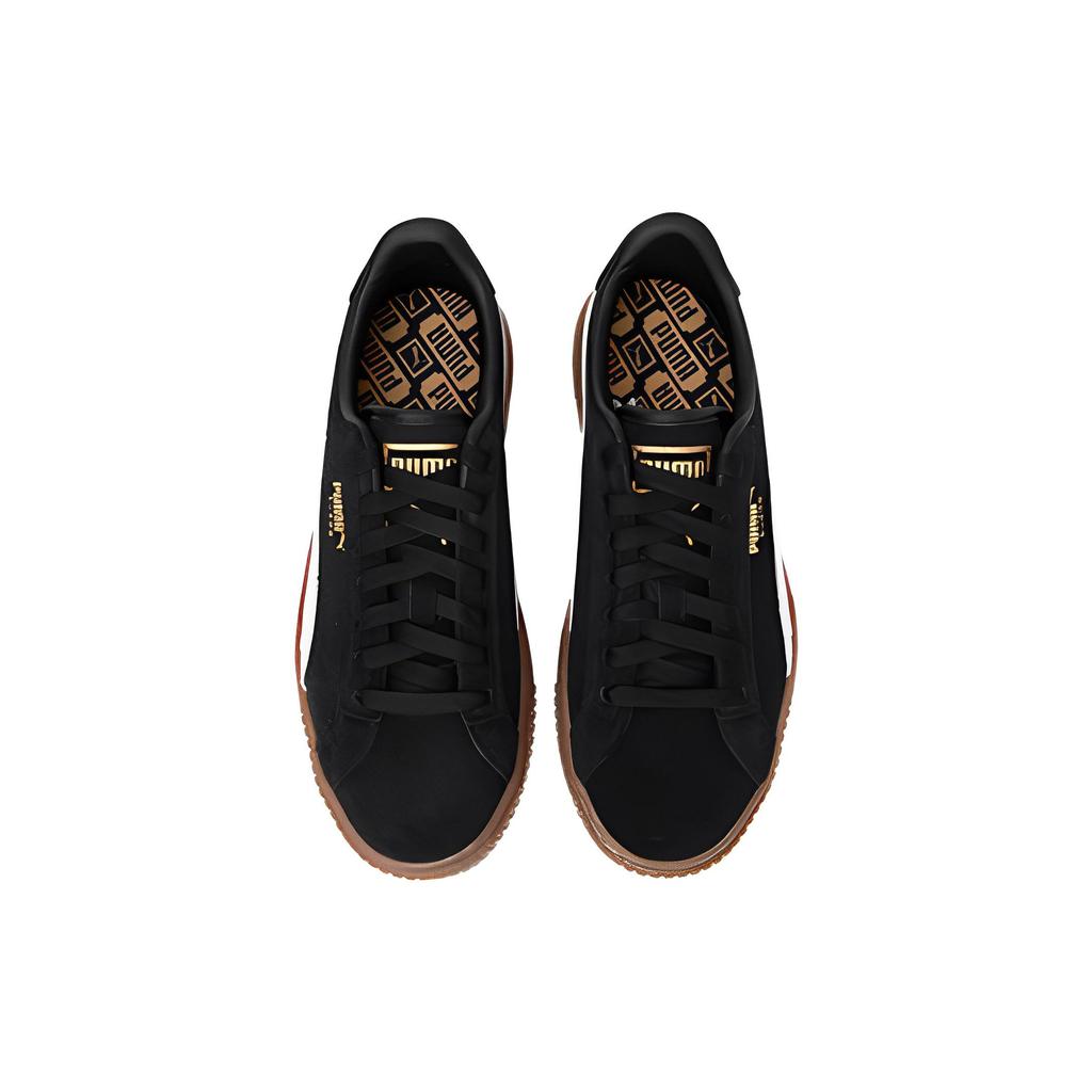 (WMNS) PUMA Platform Skate Shoes 'Black White Brown' Women's 395225-04
