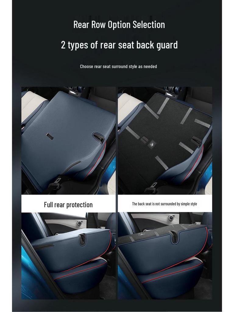 LTCS Car Seat Cushion: Sports Leather Cover for BYD Yuan PLUS, All-Season