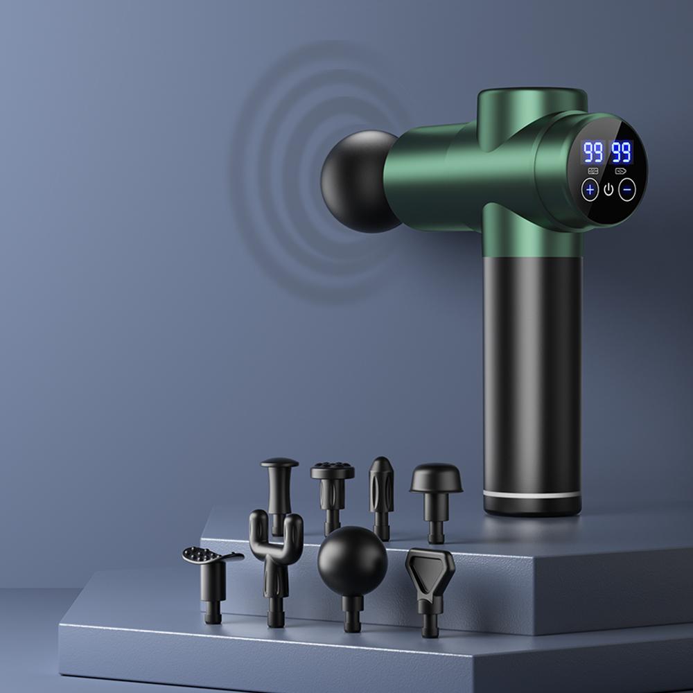 Massage Gun Muscle Relax Deep Tissue Massager Neck Massager Dynamic Vibrator Back Portable Handheld Display Fascia Gun Massage