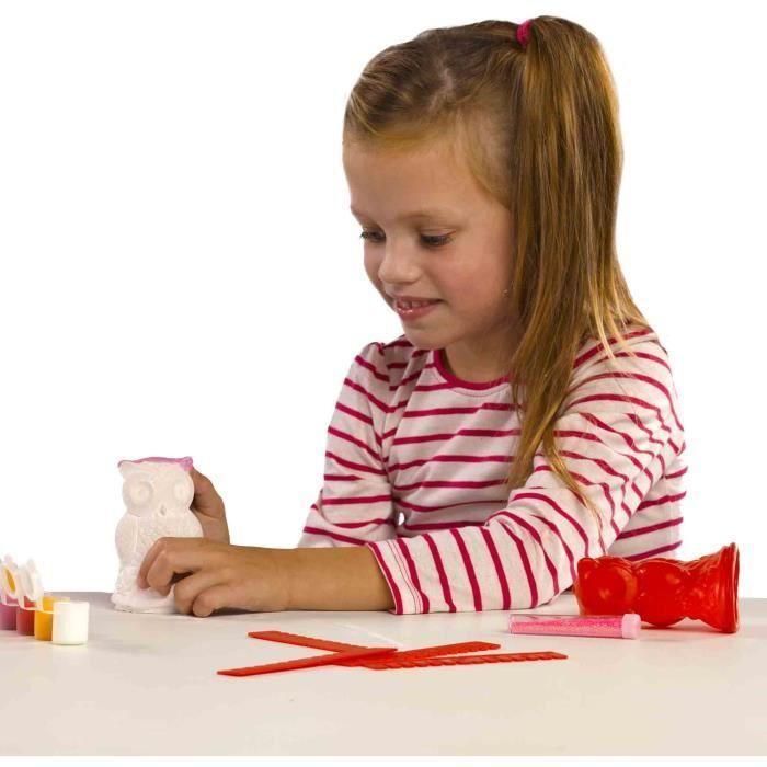 Moulage Et Peinture - SES CREATIVE - Chouette - Figurines En Plâtre