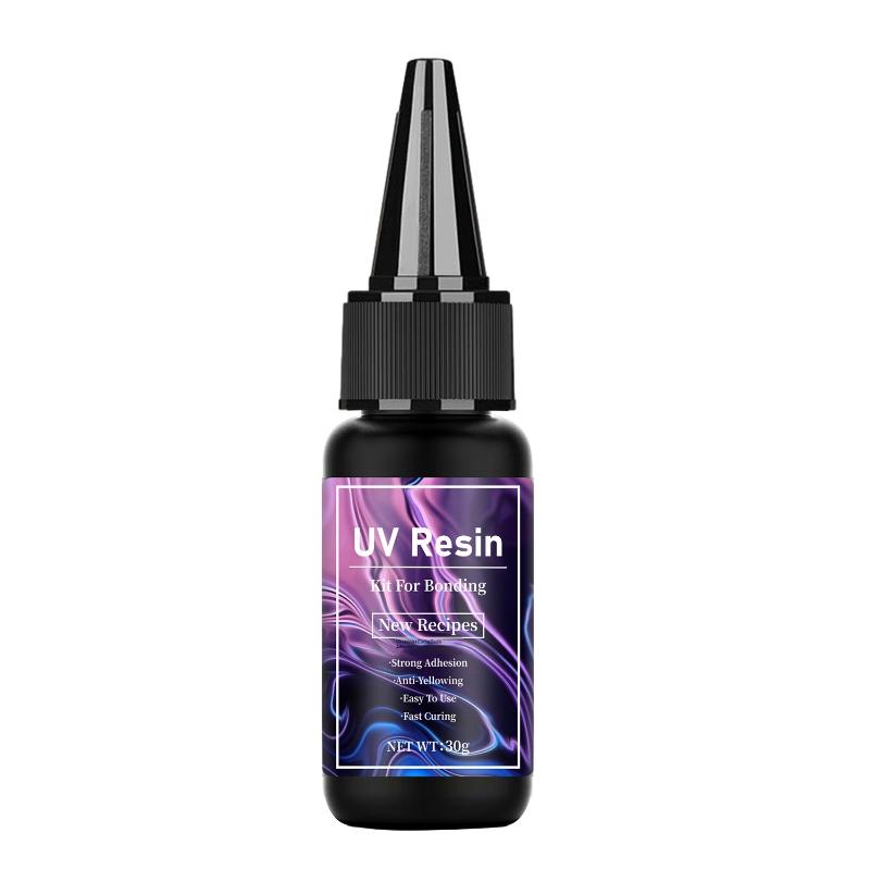 20G/30G/50G Resina Epossidica UV Colla Fai da Te Creazione Gioielli Alta Trasparenza Asciugatura Rapida Alta Durezza Colla Lampada UV Artigianato Fai da Te Decorazione