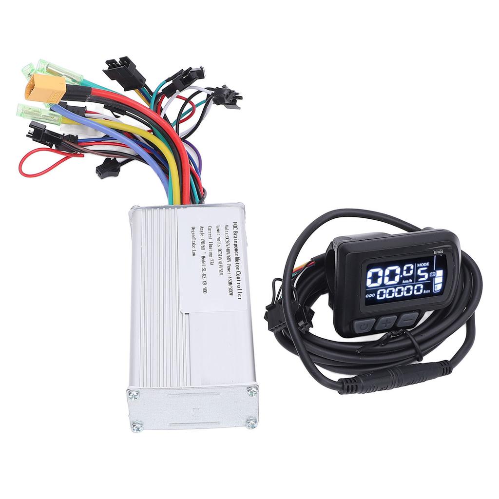 Electric Cycle Brushless Controller LCD Display Mini Meter 36V 48V 60V 450W 500W Intelligent Sine