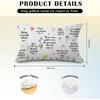 JINYO Bible Verse Pillow Covers 12x20 inch, Christian Gifts for Women Men, Christian Room Decor, Christian Pillow, Bible Verse Decor, Bible Pillow