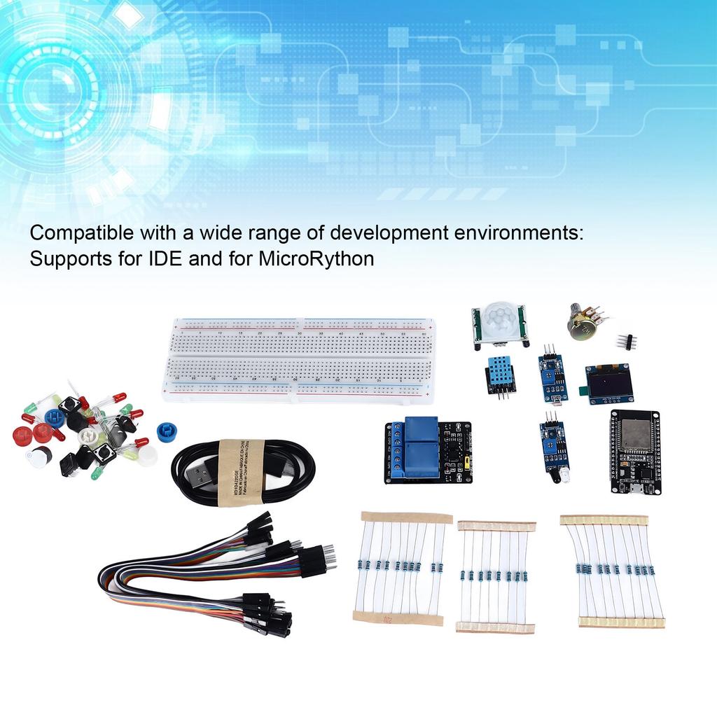 Multi Interface WIFI Development Board Starter Kit for ESP32 ESP 32S Maker Project