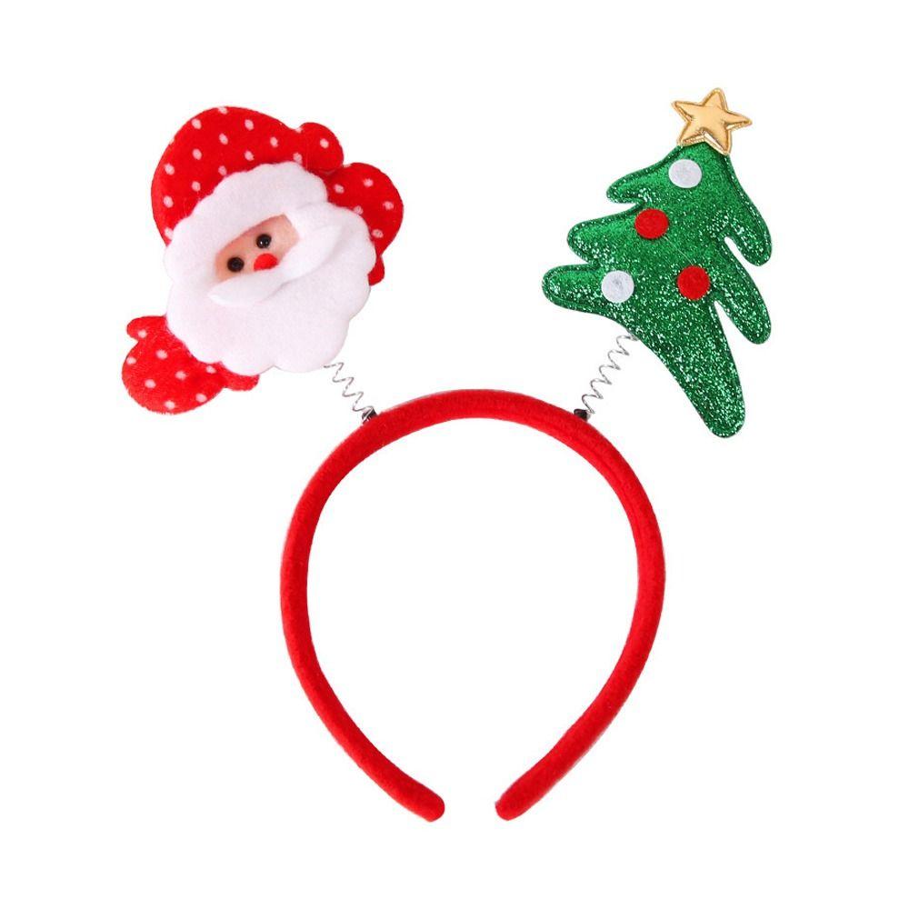 

Santa Claus Xmas Hairband Antlers Reindeer Headwear Universal Hair Accessories Masquerade 7