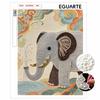 Elephant Pearl Kit DIY 5D Rhinestone Art Craft for Adults and Kids Home Party Decoration Handmade Gift