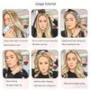 No Heat Hair Curling Rod Headband with 2 Scrunchies Claw Clip Overnight Sleeping Silk Ribbon Hair Curler Women Long Hair Curls Roller Styling Tool