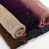 Women's Elegant Pleated Shawl Scarf, Lightweight Breathable Scarf with Beads, Versatile Sunscreen Shawl for Daily/Party