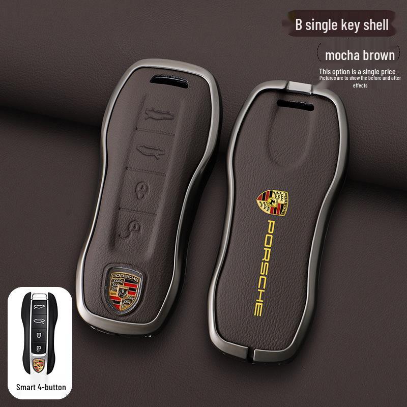 Porsche Key Case for New Macan, Cayenne, Panamera, 911, Maca, 718
