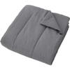 NIKKE Home Cool and Refreshing Linen and Cotton Single Summer Blanket, Size, Gray/cotton Blend, Comforter.