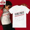 Michael Movie Jackson Beat It T-shirt con tasti di pianoforte Tutte le taglie SXL