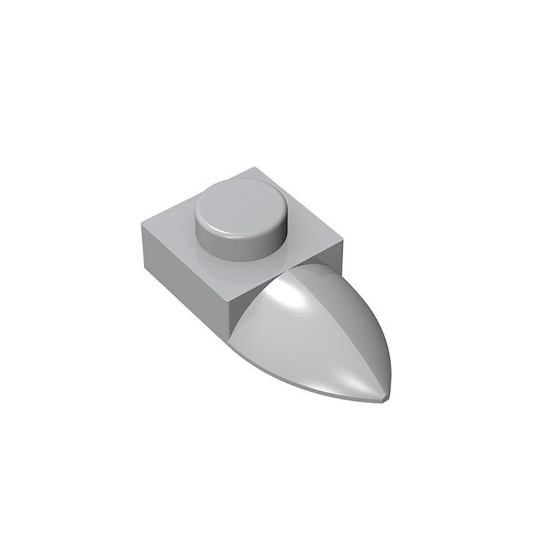 10PCS 49668 Unilateral Sharp Corner Building Block Moc Color Teeth Accessories Compatible with Brick Children Toy