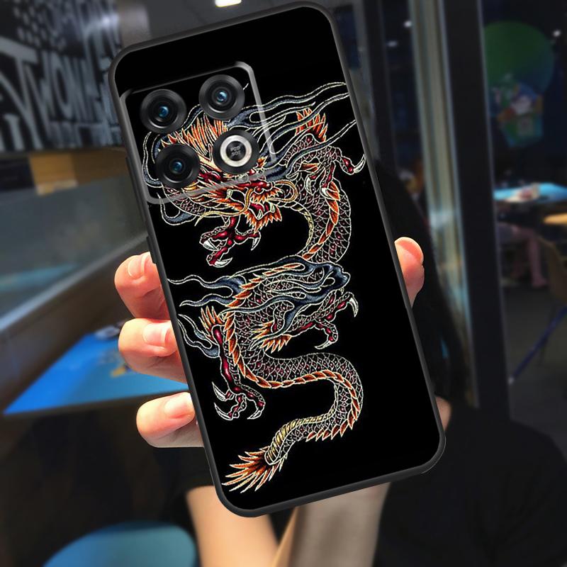 Chinese Dragon Funda For OnePlus 10T 8T 9RT 12 13 13R 11 9 10 Pro OnePlus Nord 4 CE 2 3 Lite N20 N30 Case